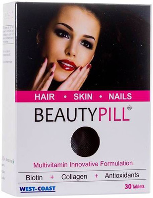 

West Coast BeautyPill Biotin + Collagen Innovation Multivitamin, 30 Tablets(30 No)