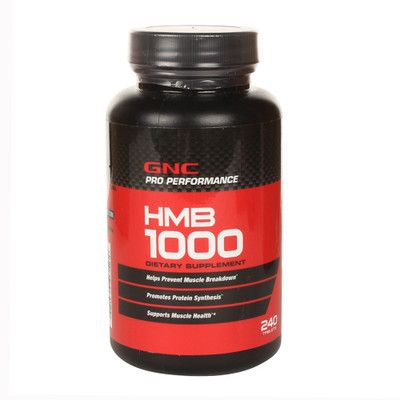 

GNC Pro Performance HMB 1000 Tablets Supports Muscle Health(240 No)