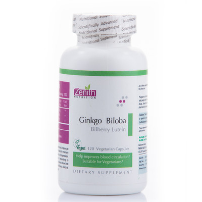 

Zenith Nutrition Gingko Biloba Bilberry Lutein(120 No)