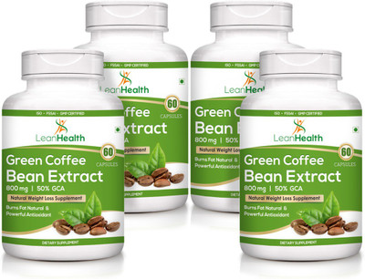 

LeanHealth Green Coffee - 60 Capsules - (Pack of 4)(240 No)