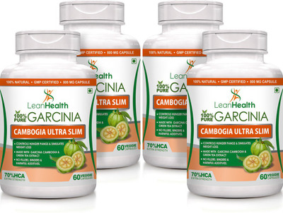 

LeanHealth Garcinia Cambogia - 60 Capsules - (Pack of 4)(240 No)