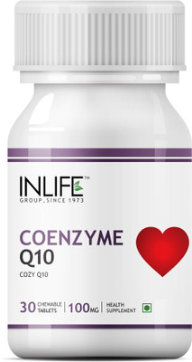 

Inlife Coenzyme Q10 (Ubiquinone), 100 mg - Chewable Tablets(30 No)