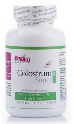 

Zenith Nutrition Colostrum Super-400mg-60 Nos(60 No)