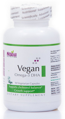 Zenith Nutrition Vegan Omega-3 DHA(90 No)
