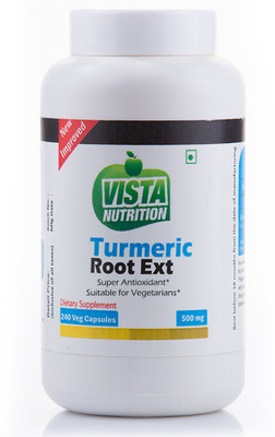 

Vista Nutrition Turmeric Root Extract - 500mg(240 No)