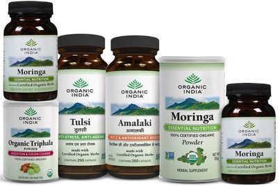 

Organic India Antioxidant Capsule & Powder Combo Mega(800 g)