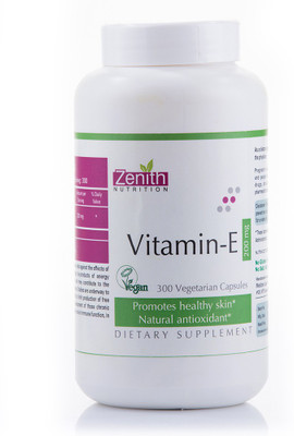 

Zenith Nutrition Vitamin E 200mg 300 Nos(300 No)