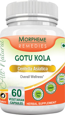 

Morpheme Remedies Gotu Kola 500 mg(60 No)