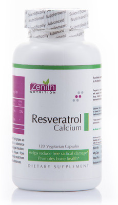 

Zenith Nutrition Resveratrol 100mg Calcium(120 No)
