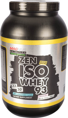 

Magnus Nutrition Zen ISO Whey 93 2.2 lbs 1000 gm Vanilla(1000 g)