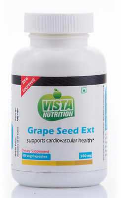 

Vista Nutrition Grape seed extract 150mg(60 No)