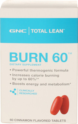 

GNC Total Lean Burn Tablets Cinnamon Flavored(60 No)
