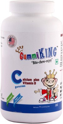 

Gummi King Calcium + Vitamin D Gummies(100 No)