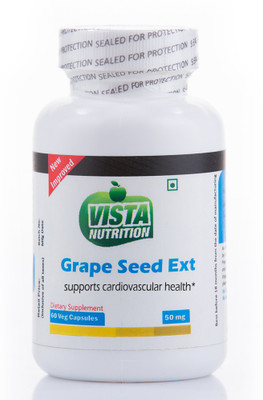 

Vista Nutrition Grape seed extract 50mg(60 No)