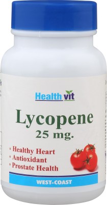 

HealthVit HealthVit LYCOPENE 25 MG 60 Tablets for Healthy Heart(25 mg)