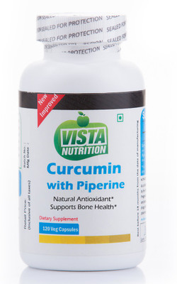 

Vista Nutritions Curcumin with Piperine(120 No)
