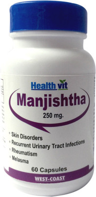 

HealthVit Manjishtha 250 mg(60 No)