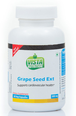 

Vista Nutrition Grape seed extract 100mg(60 No)