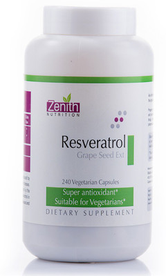 

Zenith Nutrition Resveratrol 100mg Grape seed Extract(240 No)