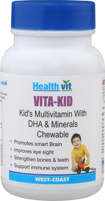 

HealthVit VITA-KID Kid's Multivitamin with DHA(60 No)