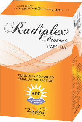 

Radiplex Protect - Glutathione & Polypodium Leucotomos Combination for An Oral (Sun Screen) UV Protection(30 No)