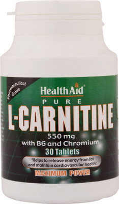 

HealthAid L-Carnitine 550mg with Vitamin B6 & Chromium(30 No)