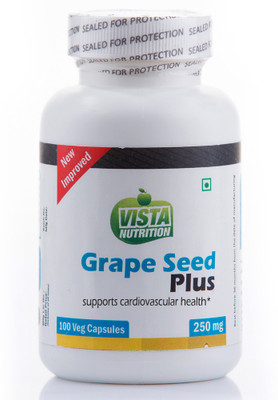 

Vista Nutrition Grape seed extract 250mg(100 No)