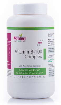 

Zenith Nutrition Vitamin B-100 Complex(200 No)