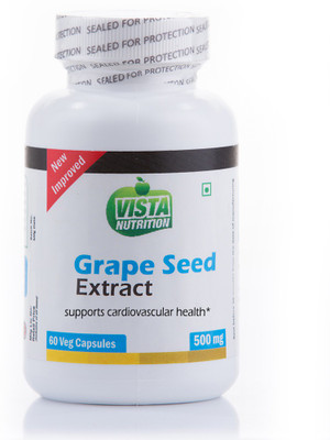 

Vista Nutrition Grape seed extract 500mg(60 No)