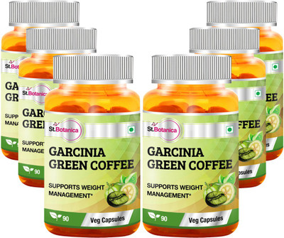 

St.Botanica Garcinia Green Coffee 500mg Extract (Pack Of 6)(540 No)