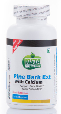 

Vista Nutrition Pine Bark Extract With Calcium(120 No)