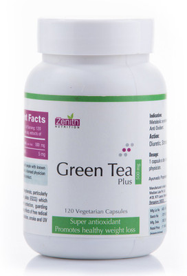 

Zenith Nutrition Green Tea Plus - 500mg(120 No)