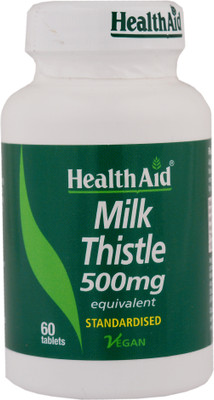 

HealthAid Milk Thistle 500mg (Equivalent)(60 No)