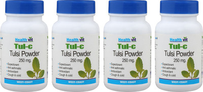 

HealthVit Tul-C Tulsi Powder 250 Mg 60 Capsules (Pack Of 4)(60 No)