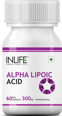 

Inlife Alpha Lipoic Acid 300 mg (60 Vegetarian Capsules)(60 No)