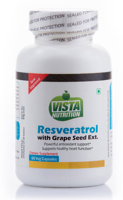 

Vista Nutrition Resveratrol Grapeseed Extract(60 No)
