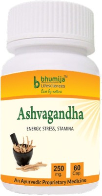 

Bhumija Lifesciences Ashvagandha Capsules 60's -(1 No)