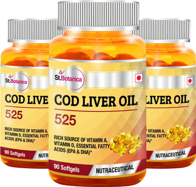 

St.Botanica COD Liver Oil 525 (Pack Of 3)(270 No)