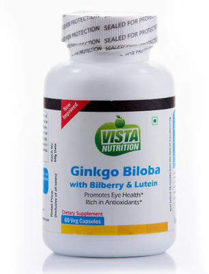 

Vista Nutrition Ginkgo Biloba with Bilberry(60 No)