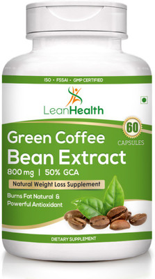 

LeanHealth Green Coffee Beans Extract - 60 Capsules - (Pack of 1)(60 No)