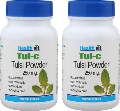 

HealthVit Tul-C Tulsi Powder 250 mg (Pack of 2)(60 No)