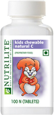 Amway Nutrilite kids chewable natural C(100 No) available at flipkart for Rs.1365