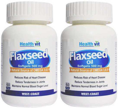 

HealthVit Cod liver oil 60 Softgel (Pack of 4)(60 No)