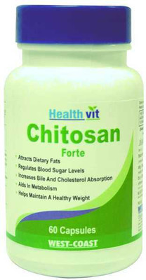 

HealthVit Chitosan forte 60 Capsules (Pack of 4)(60 No)