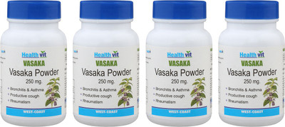 

HealthVit Vasaka Powder 250 mg (Pack of 4)(60 No)