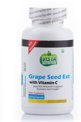 

Vista Nutrition Grape seed extract + Vit C(120 No)