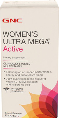

GNC Women's Ultra Mega Active Caplets(90 No)