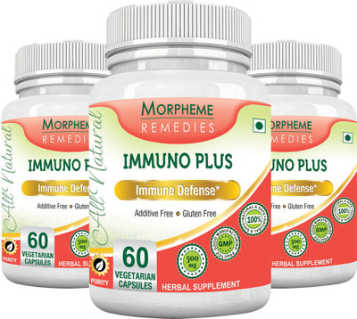 

Morpheme Remedies Immuno Plus 500 mg (Pack of 3)(180 No)