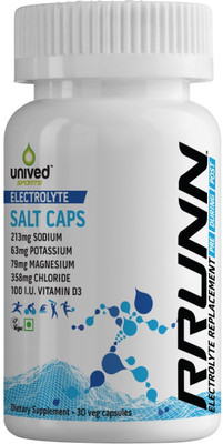 

Unived RRUNN Electrolyte Salt Caps, 30 Veg Capsules(30 g)