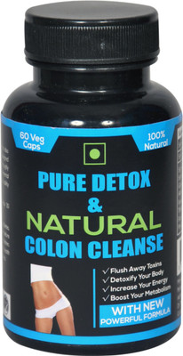 

Perennial Lifesciences Pure Detox & Natural Colon Cleanse All Natural Laxative Supplement For Liver Detox And Cleanse Weight Loss 60 Veg Capsules(60 No)